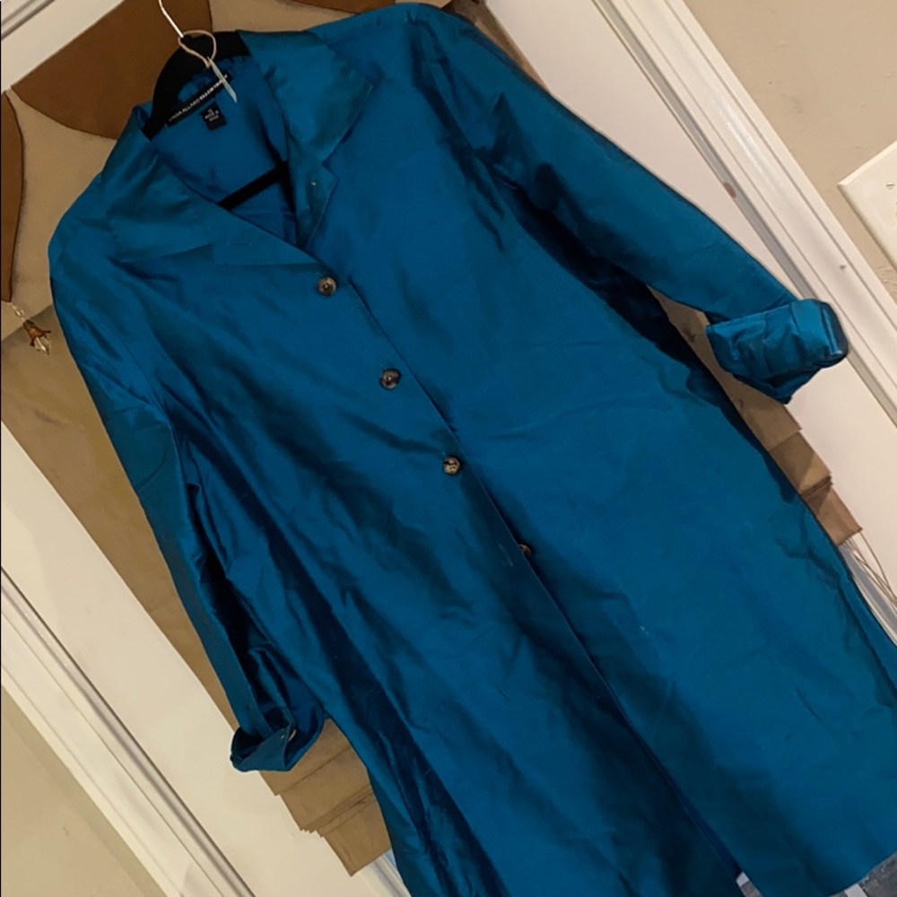 Metallic blueish tunic
